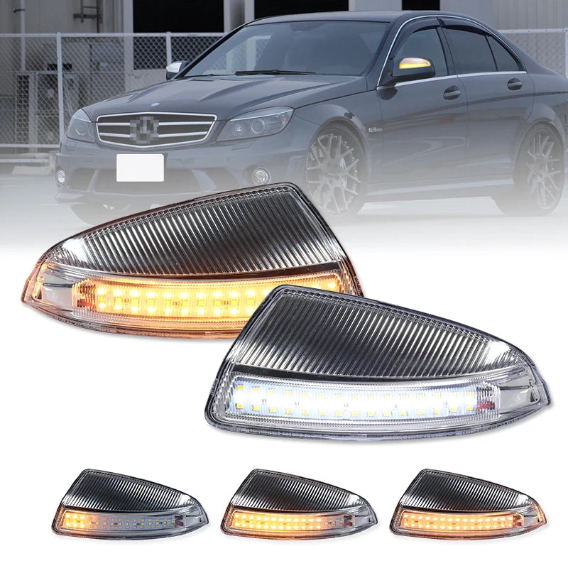 White LED Side Mirror Turn Signal Light
