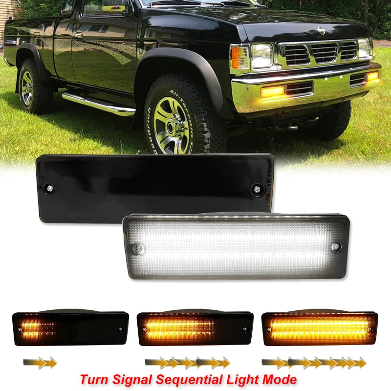 LED Bumper Amber Turn Signal & White DRL