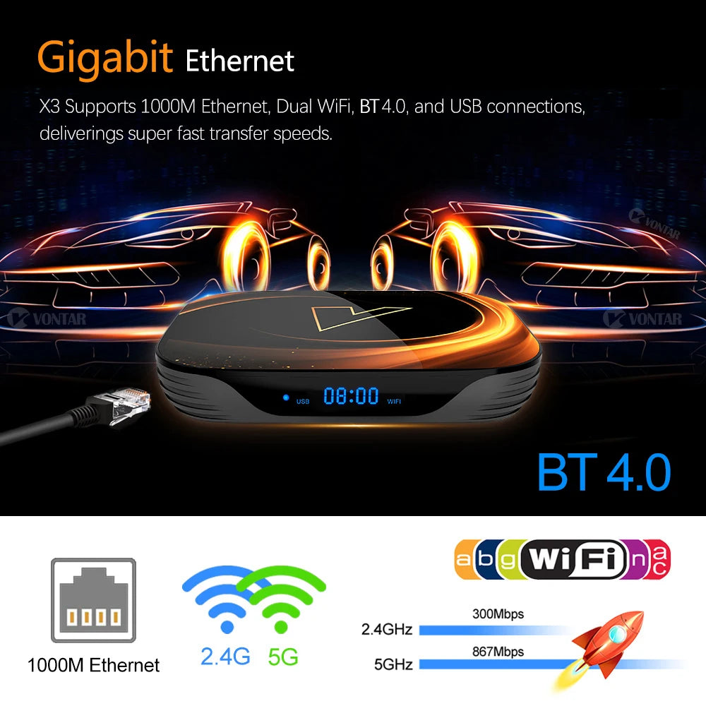 VONTAR X3 8K TV Box