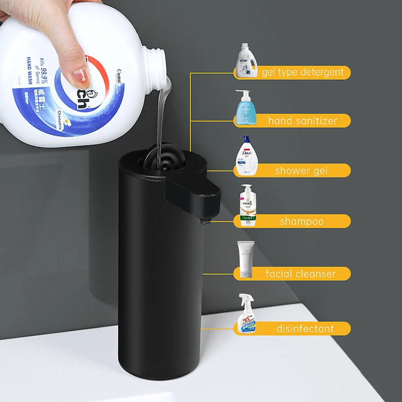 Black Touchless Liquid Soap Dispenser