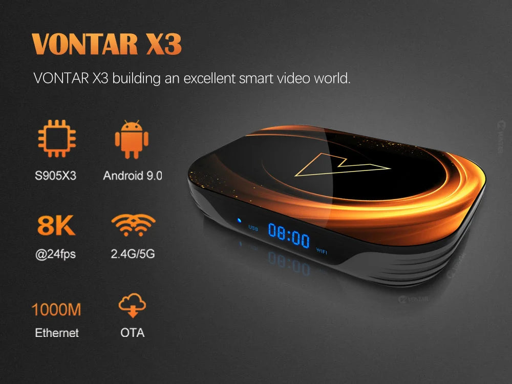 VONTAR X3 8K TV Box