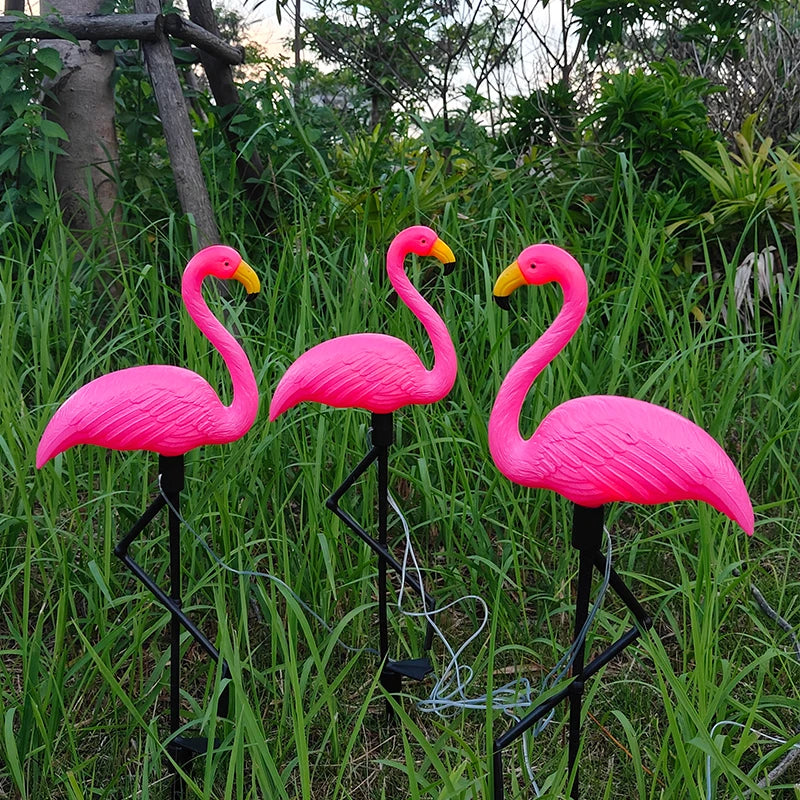 Solar Flamingo LED Light