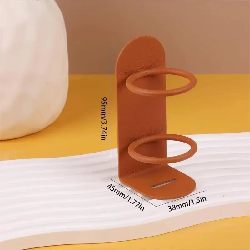 Wall-Mounted Punch-Free Toothbrush & Razor Holder