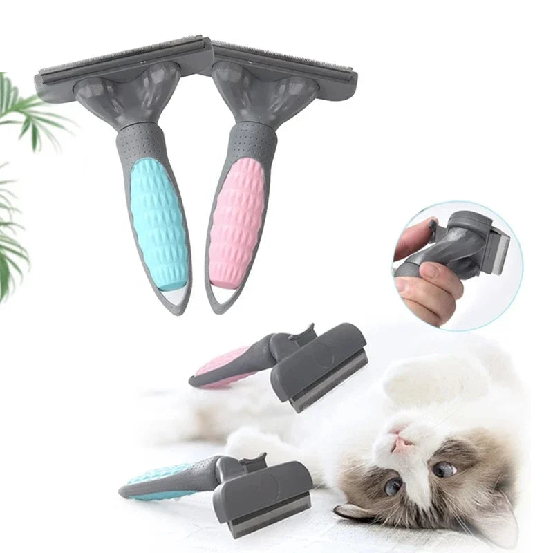 Double-Sided Pet Grooming Brush for Dogs & Cats