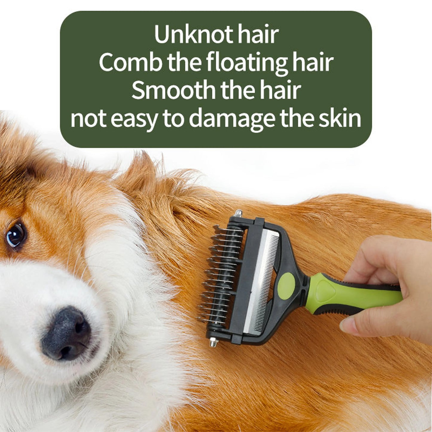 3-in-1 Pet Deshedding Brush