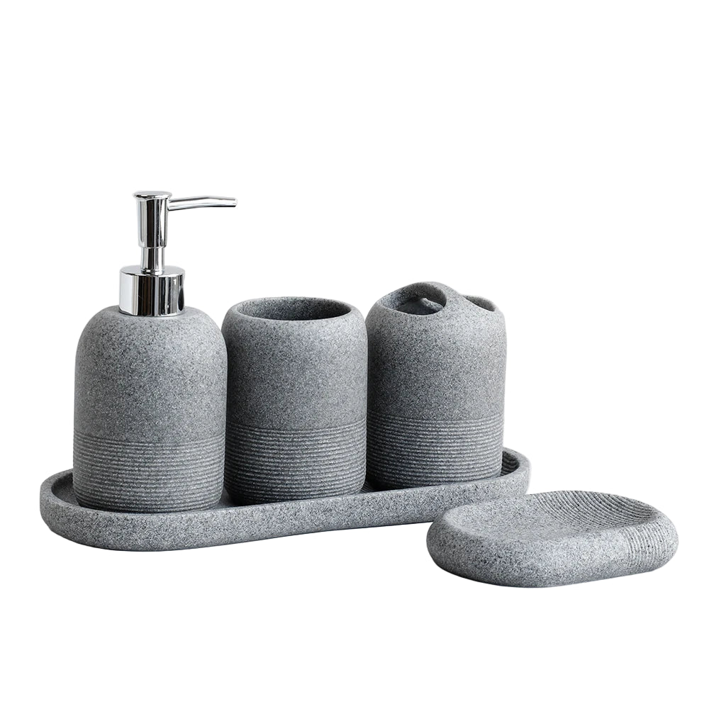 5PCS Bathroom Accessories Set – Lotion Dispenser