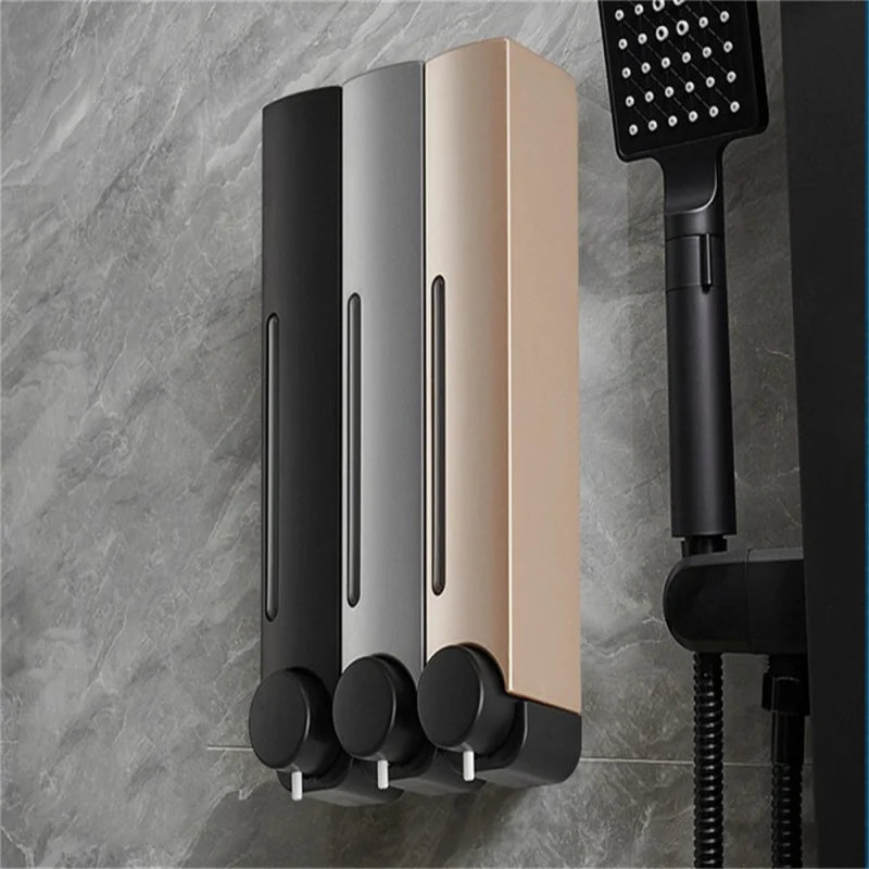 420ml Wall-Mounted Soap & Shampoo Dispenser