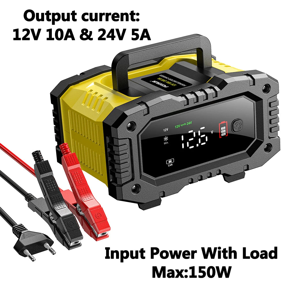 Battery Charger & Repair for AGM, LiFePO4, GEL & Lead-Acid