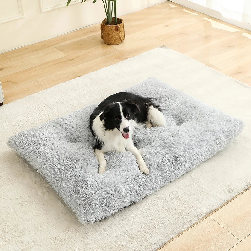 Soft Plush Dog & Cat Bed Basket