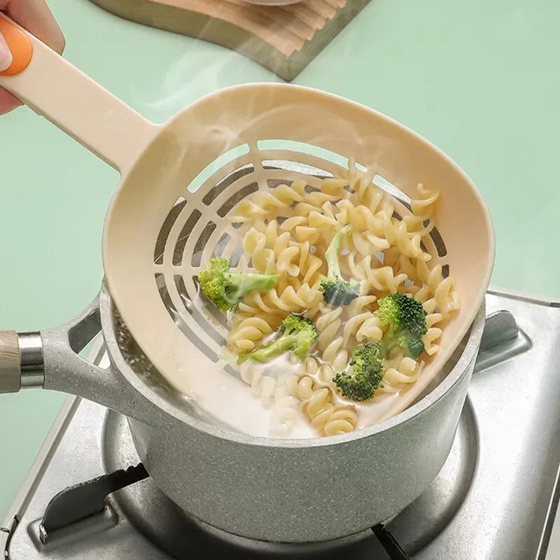 Long-Handle Kitchen Pasta Spoon & Funnel