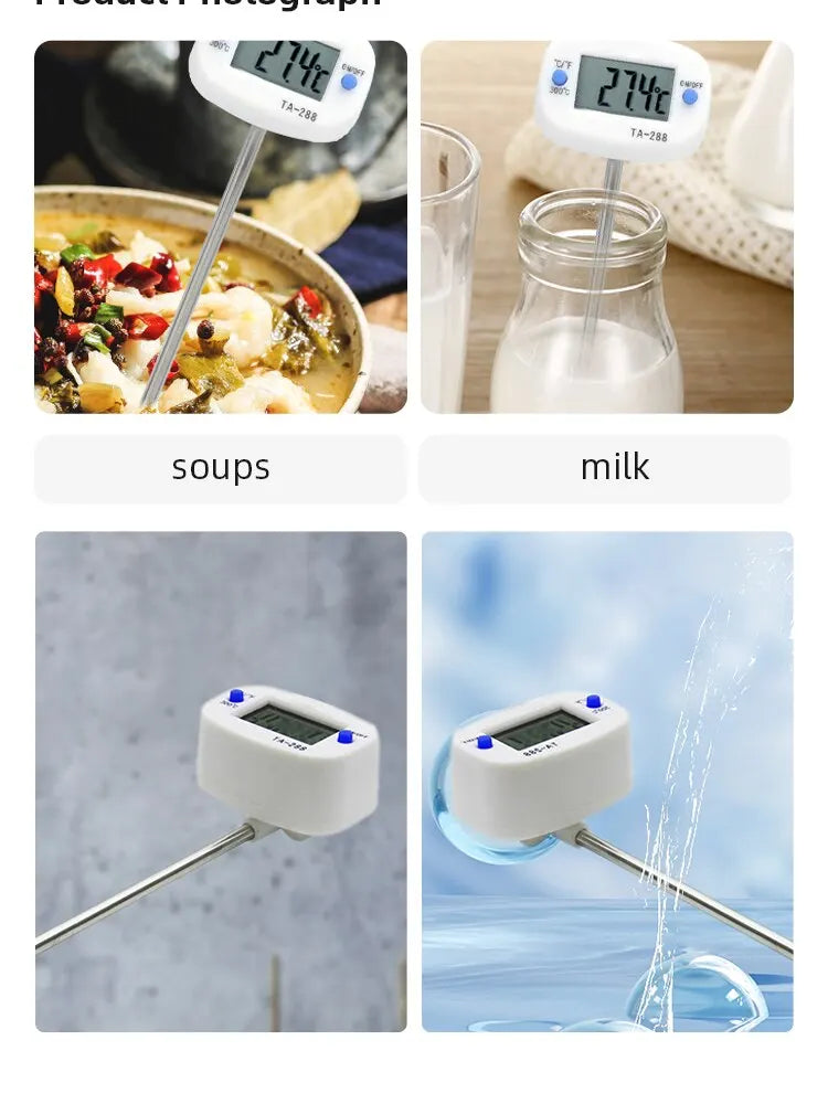 Kitchen Thermometer – For Oil, Coffee, BBQ, Milk & Water