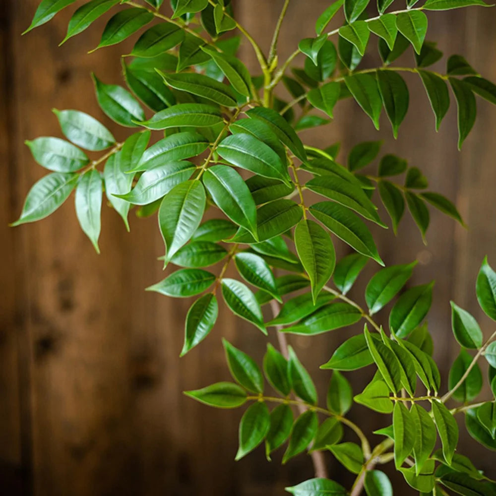 Tall Fake Palm & Green Branches for Home & Garden Decor