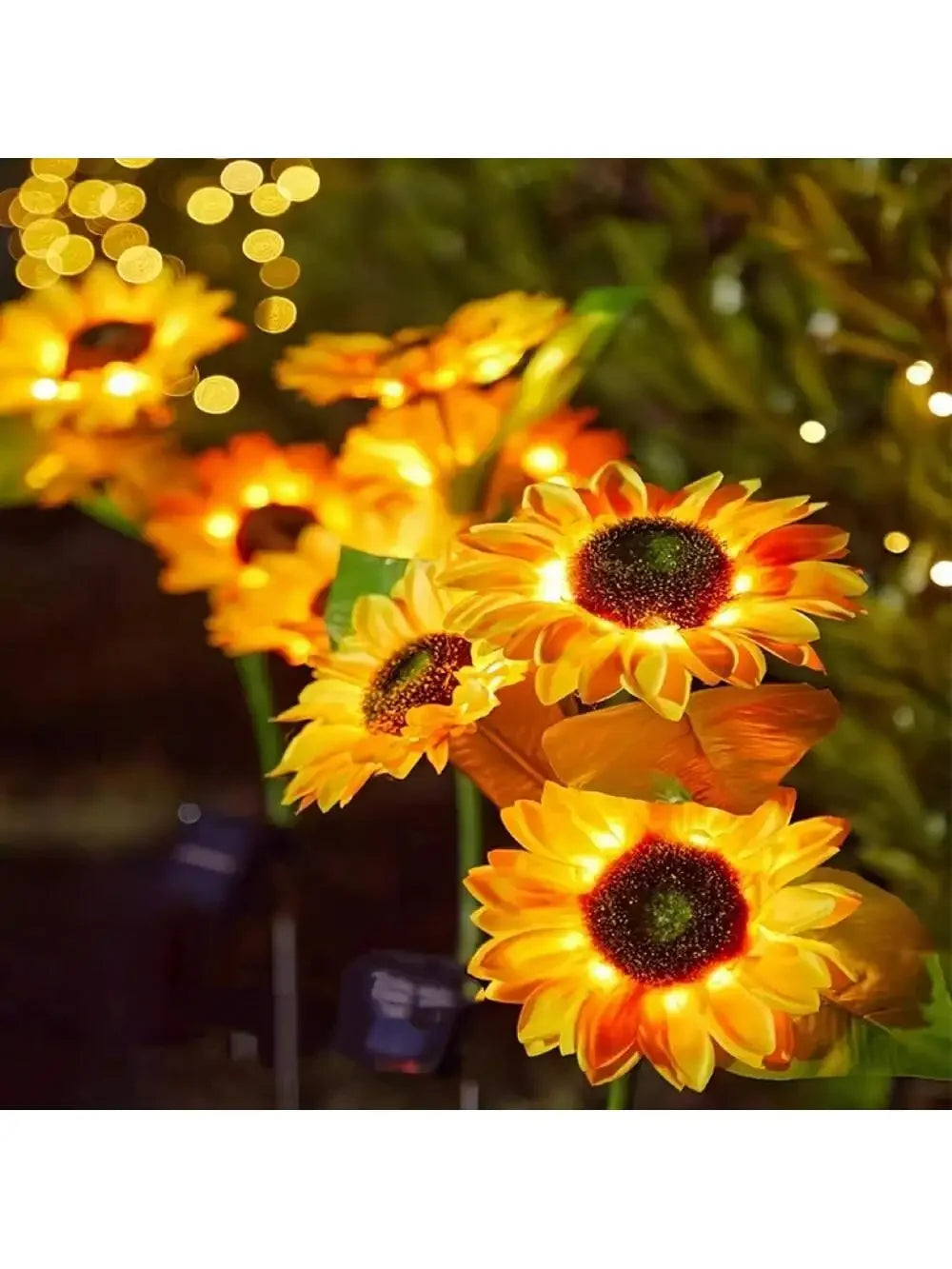 Waterproof Outdoor Solar LED Sunflower Lamp