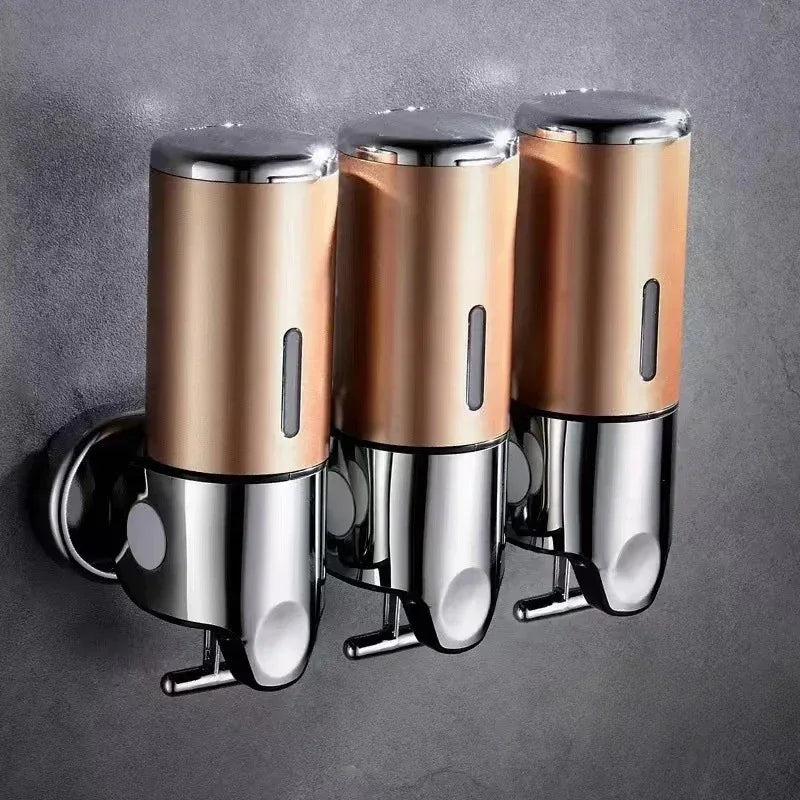 Wall-Mounted Soap & Shampoo Dispenser