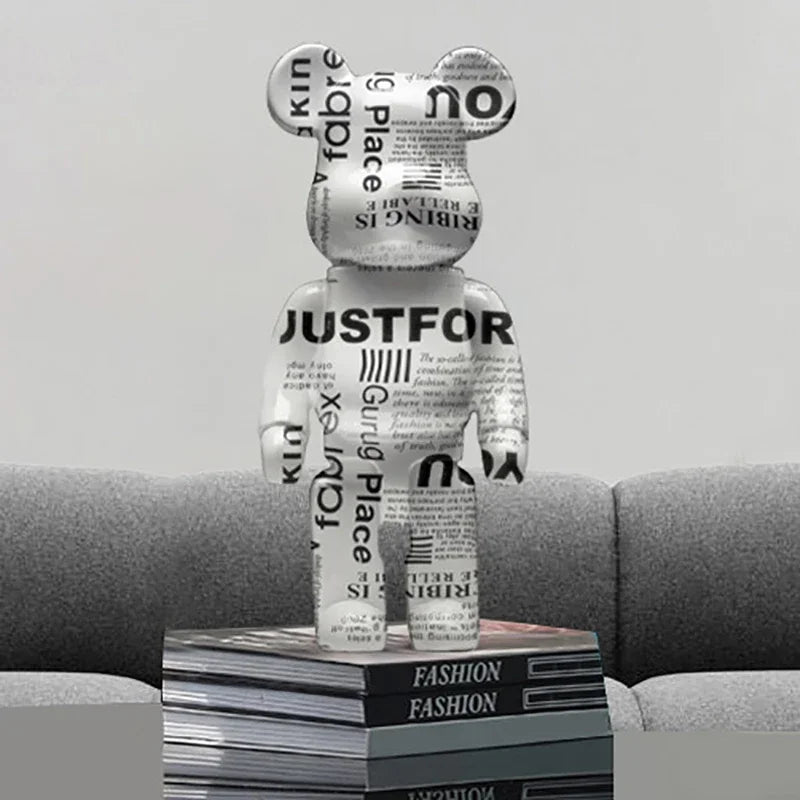 27cm Graffiti Bear Figurine