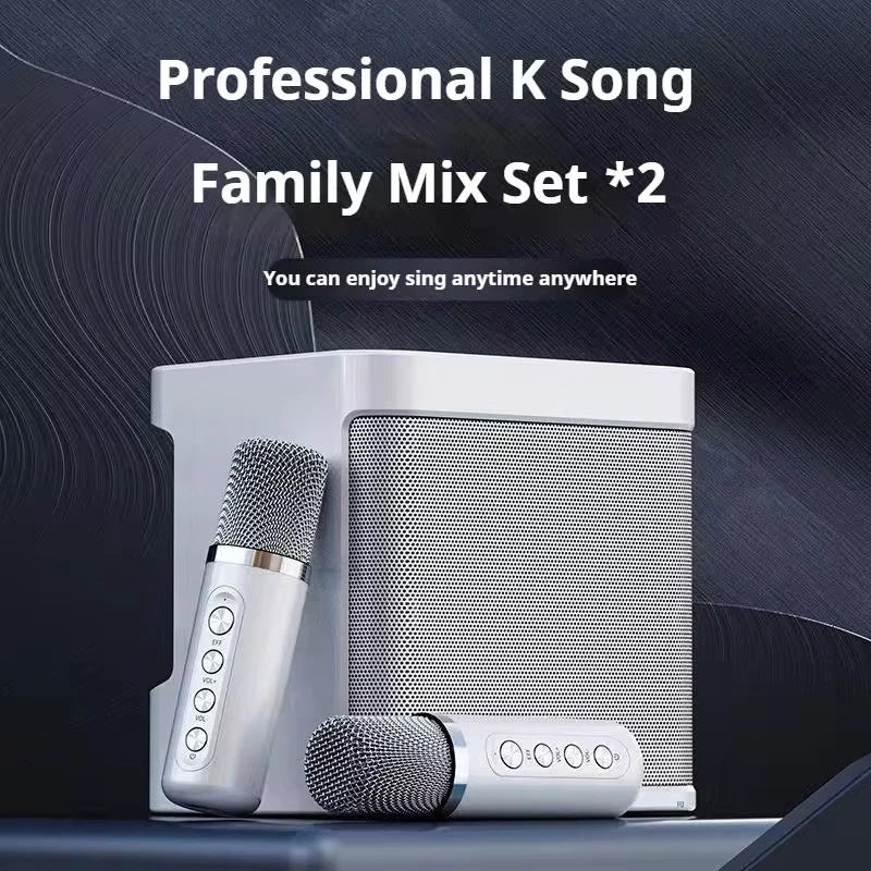 Portable Dual Microphone Karaoke Machine