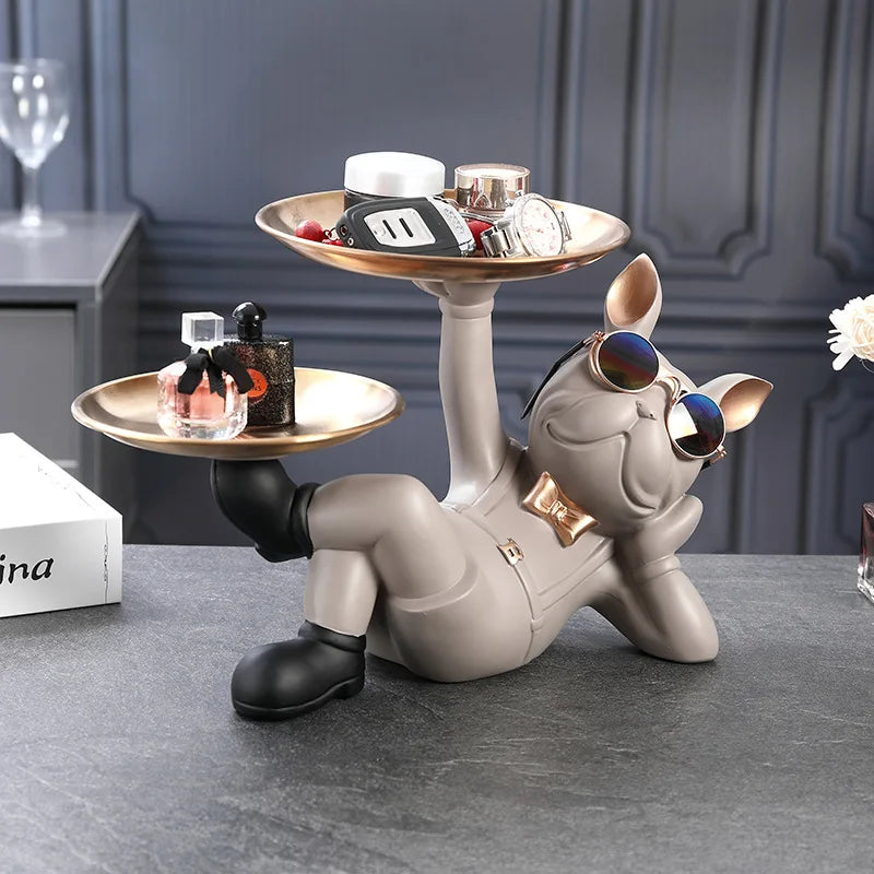 Wealth Dog Key & Candy Tray Ornament