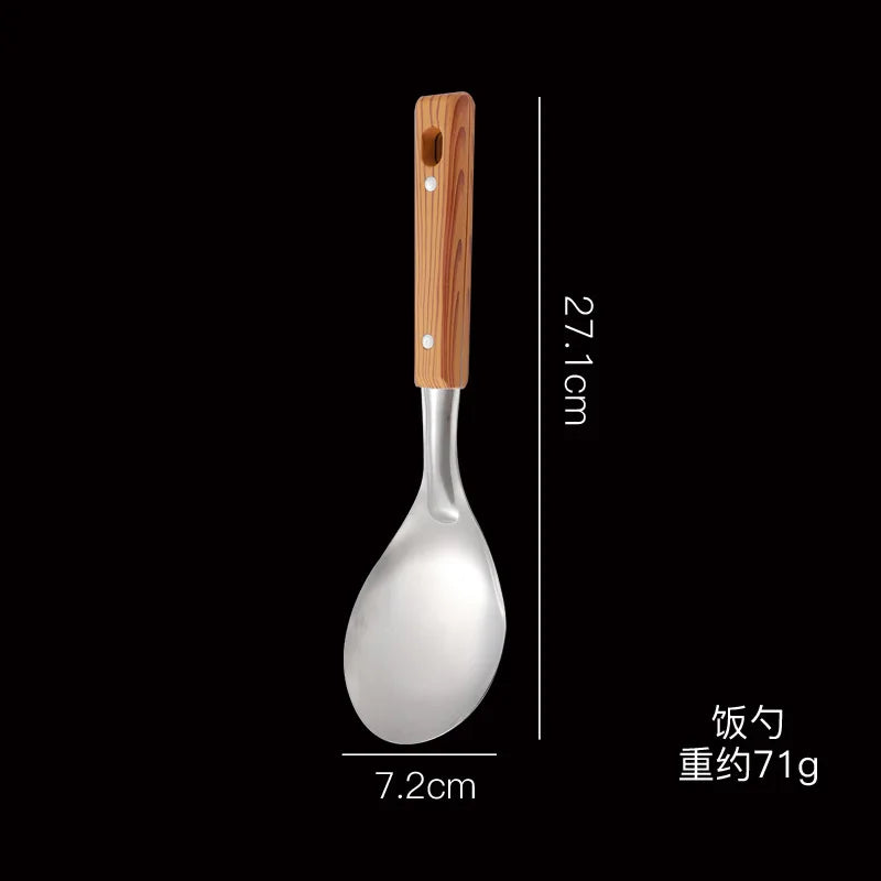 Thickened Stainless Steel Cooking Spatula Set