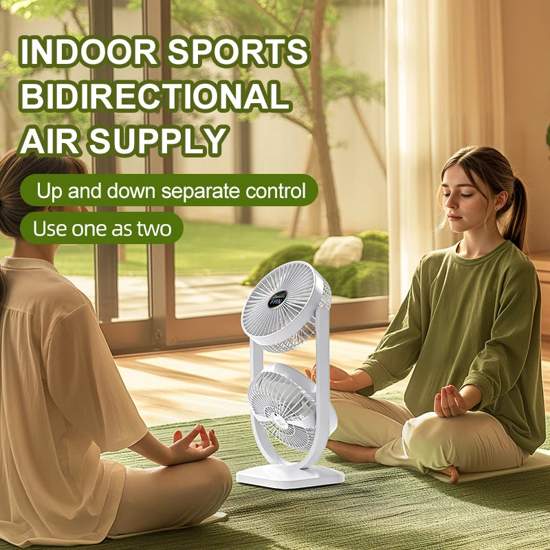 USB Rechargeable Portable Desktop Fan – Rotatable Design
