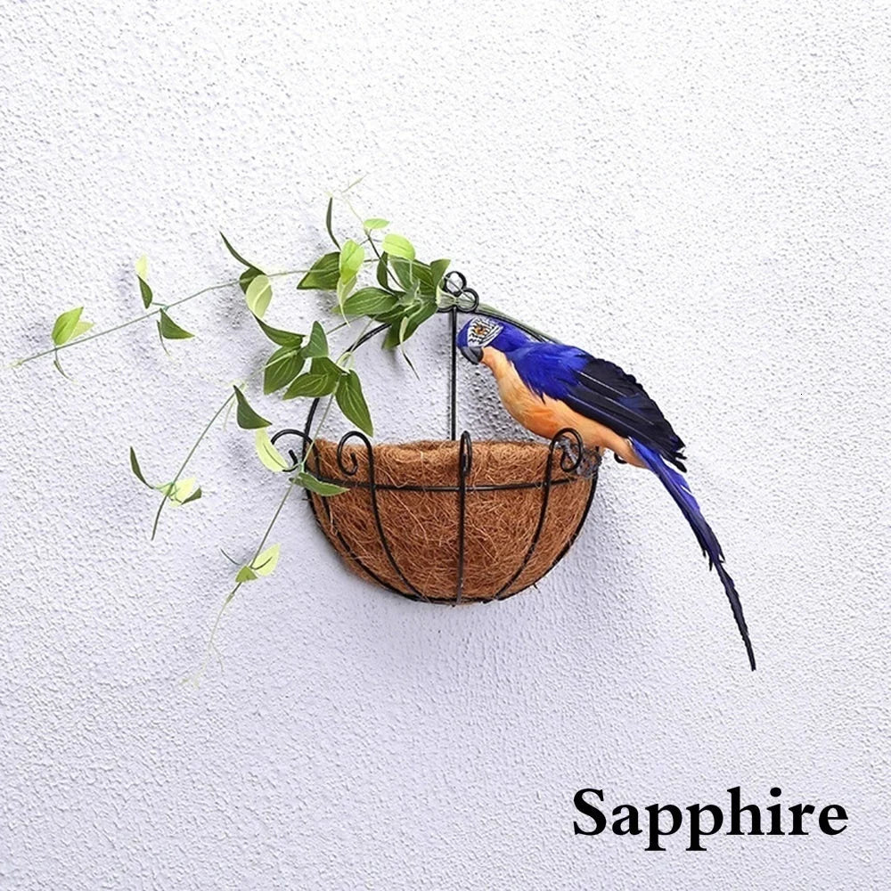 Creative 25/35cm Simulation Parrot Lawn Decoration