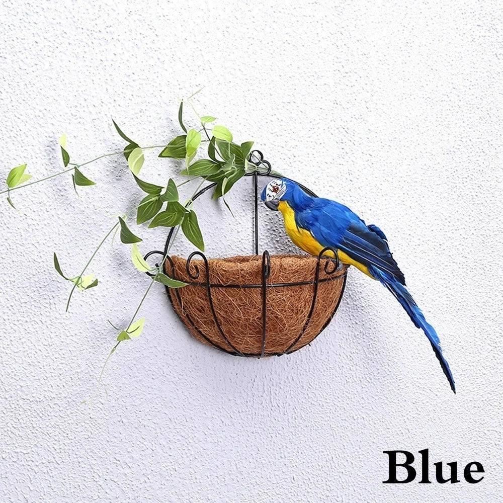Creative 25/35cm Simulation Parrot Lawn Decoration
