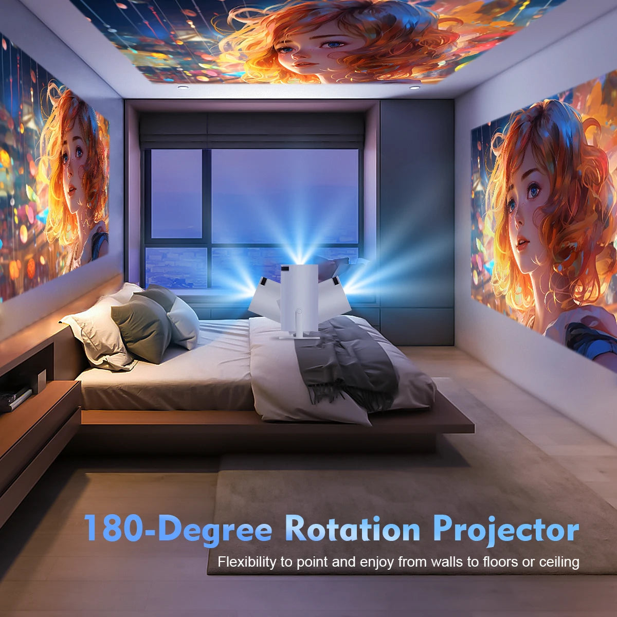 Magcubic HY300 Pro Projector 4K Android 11 WiFi 6 – 290 ANSI
