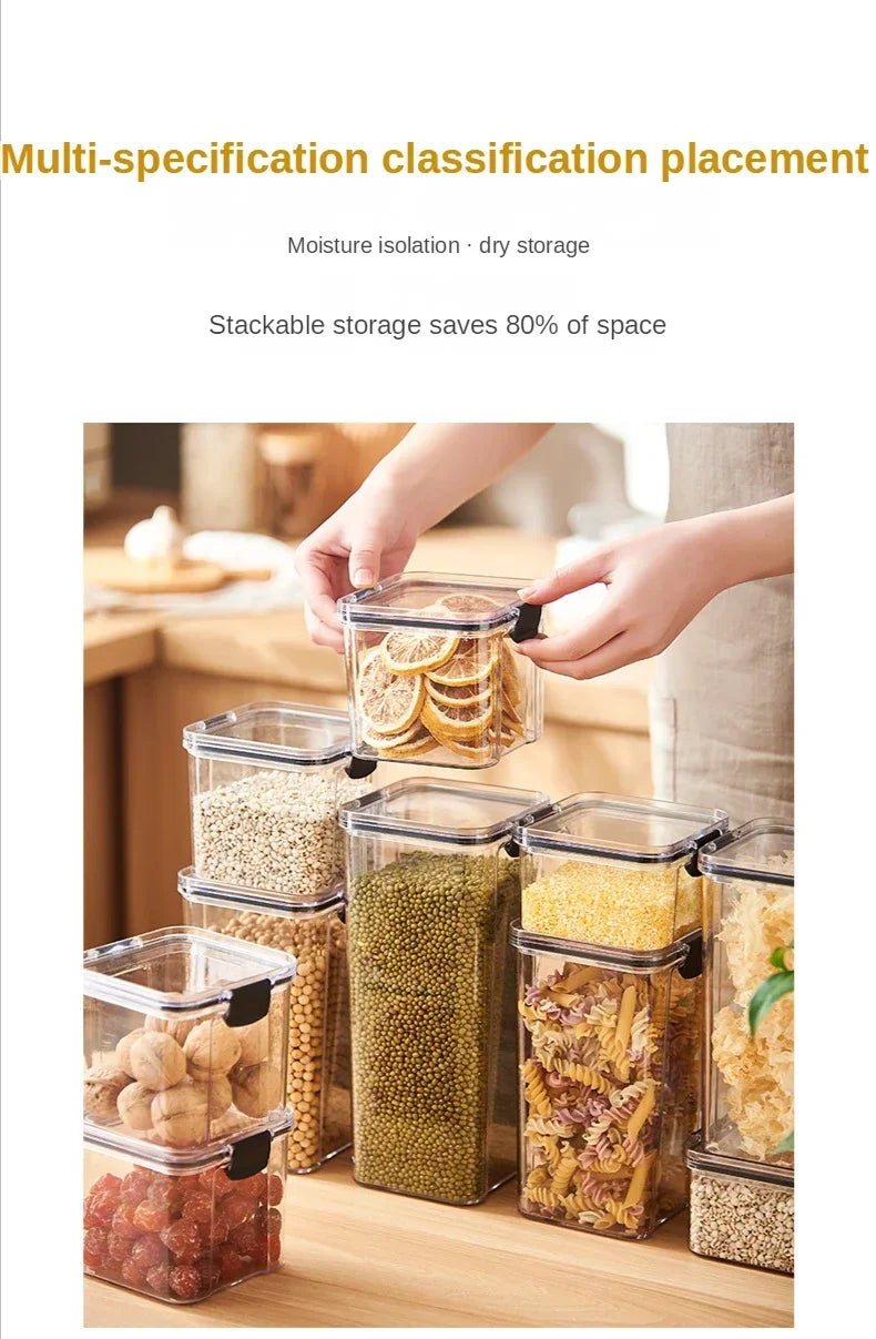 Large Capacity Sealed Kitchen Storage Container