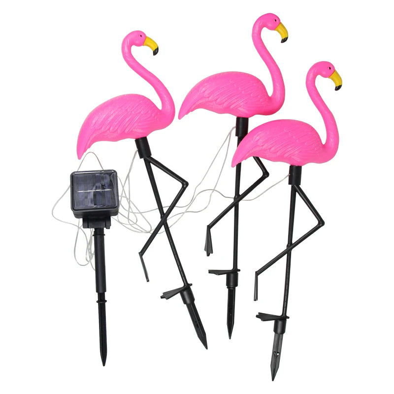 Solar Flamingo LED Light