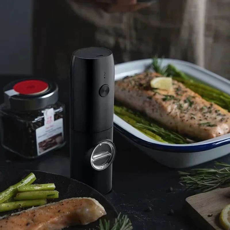 Electric Salt & Pepper Grinder Set