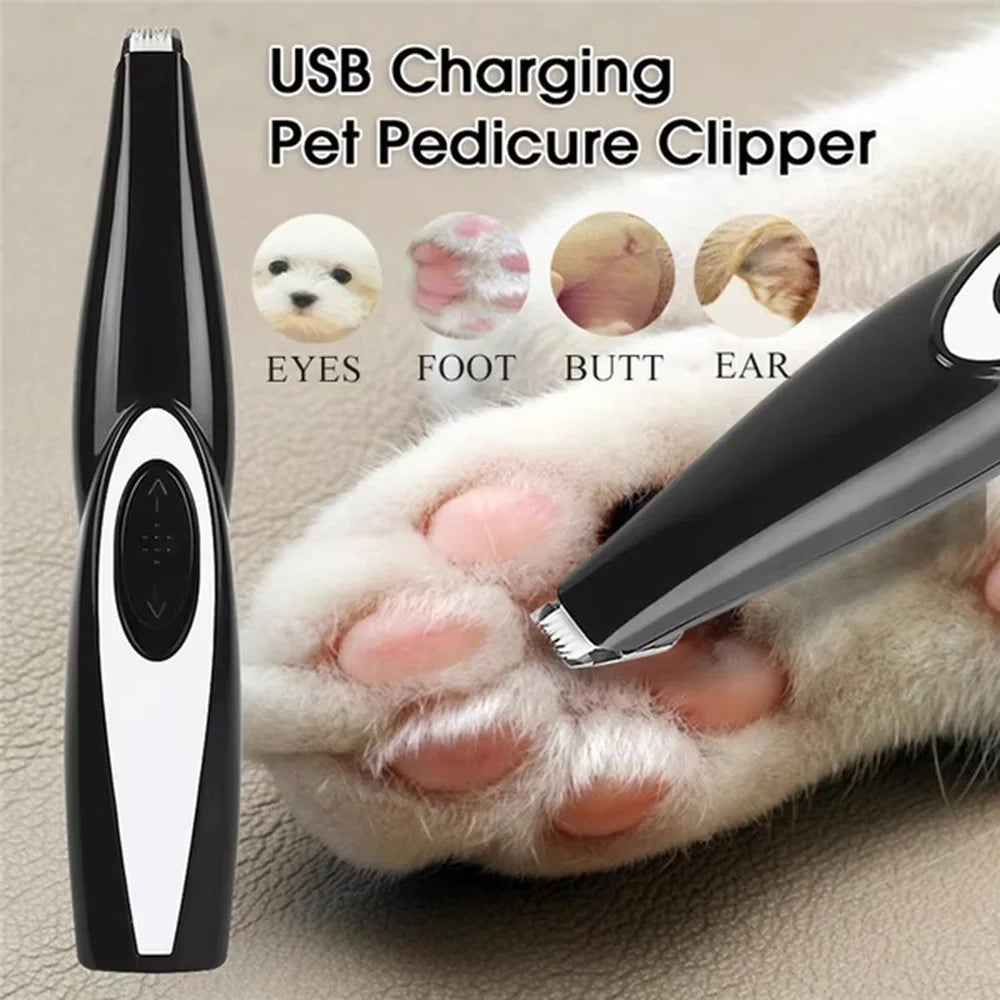 Professional Low-Noise Pet Hair Trimmer & Shaver Set