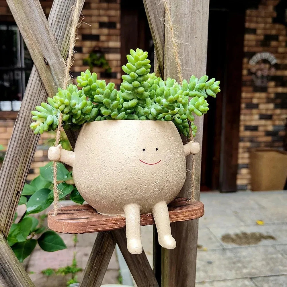 Creative Head Planter for Home & Garden Decor