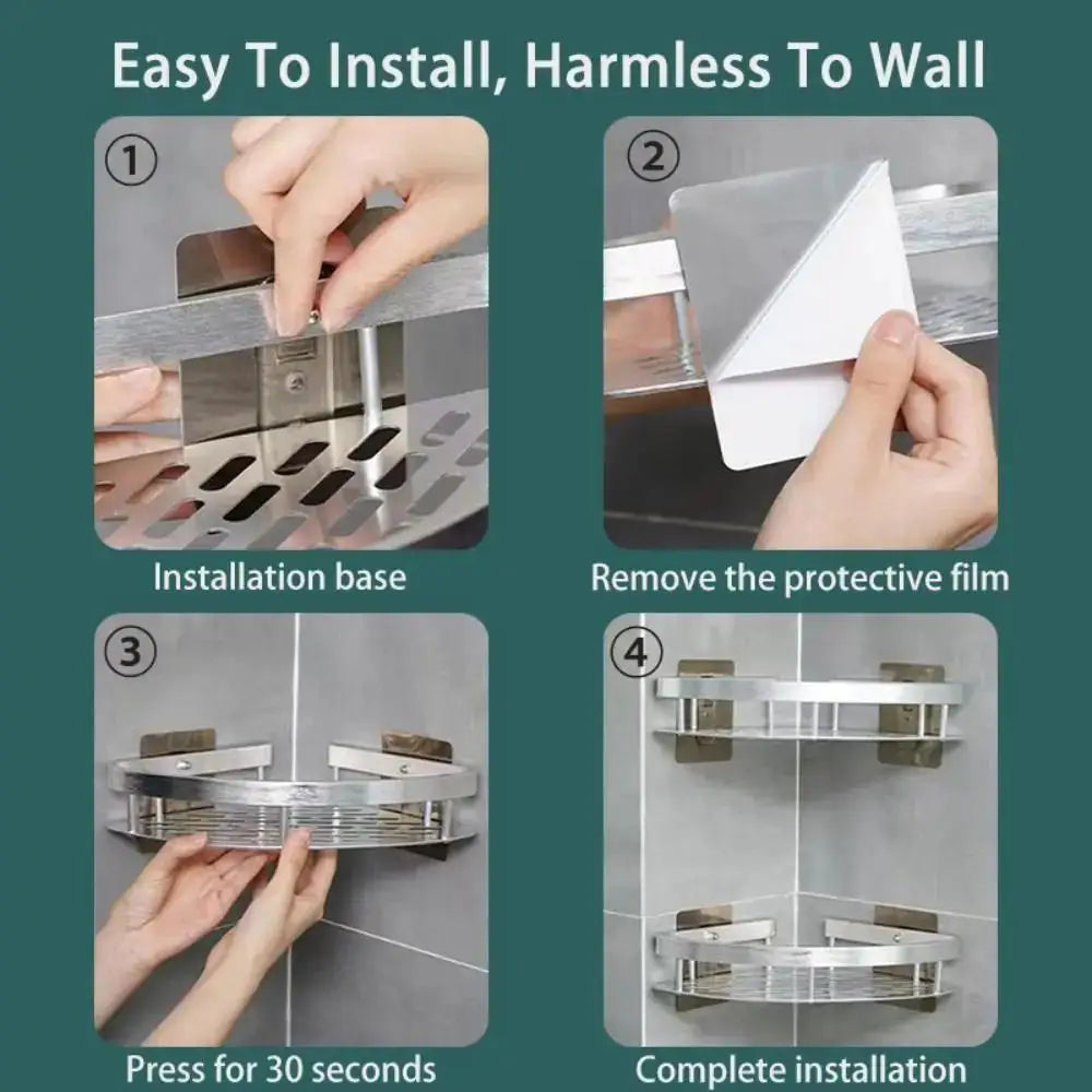 Stainless Steel Tension Shower Caddy