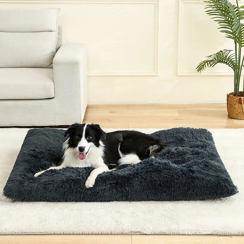 Soft Plush Dog & Cat Bed Basket