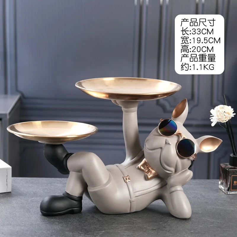 Wealth Dog Key & Candy Tray Ornament