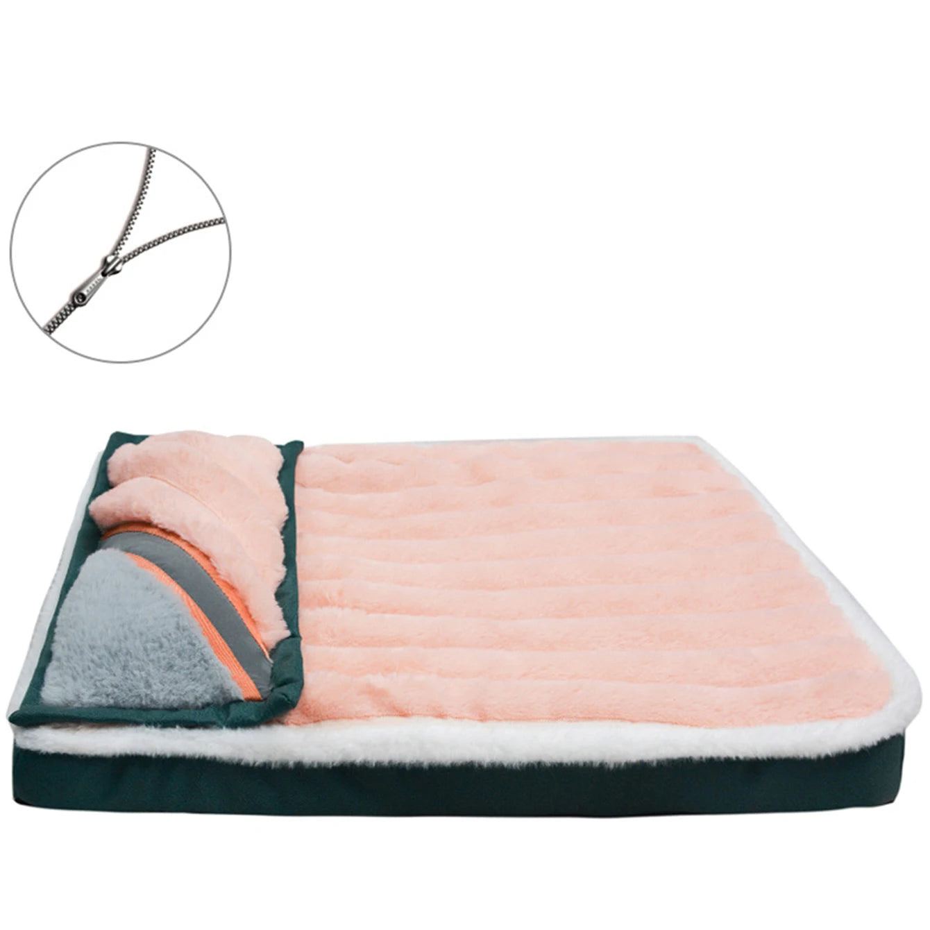 Removable Zipper Dog & Cat Bed Mat