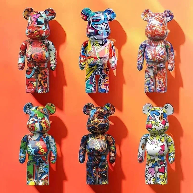 27cm Graffiti Bear Figurine