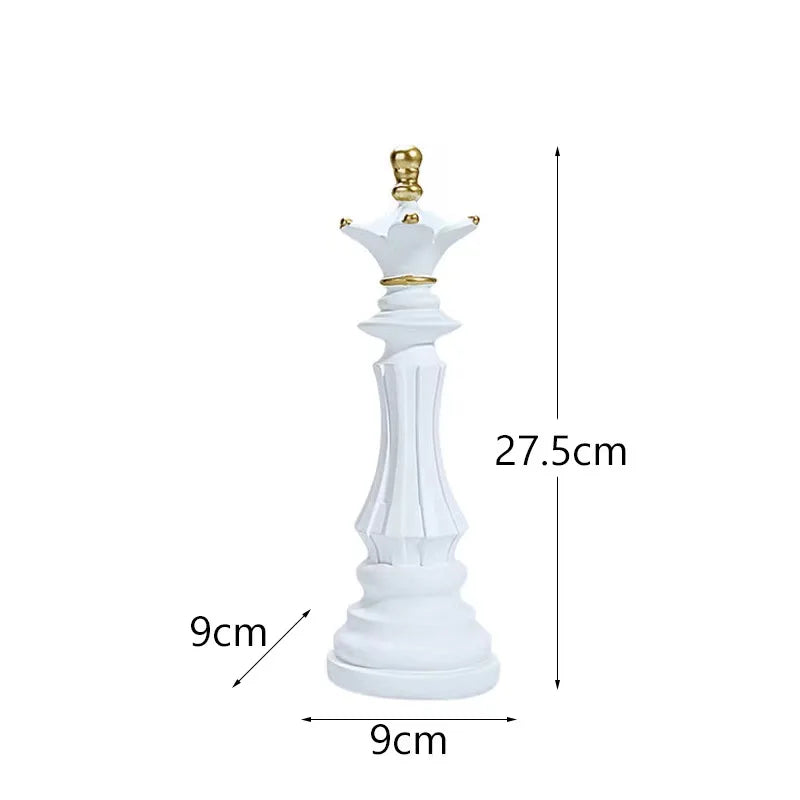 King, Queen & Knight Decorative Statue for Home & Office