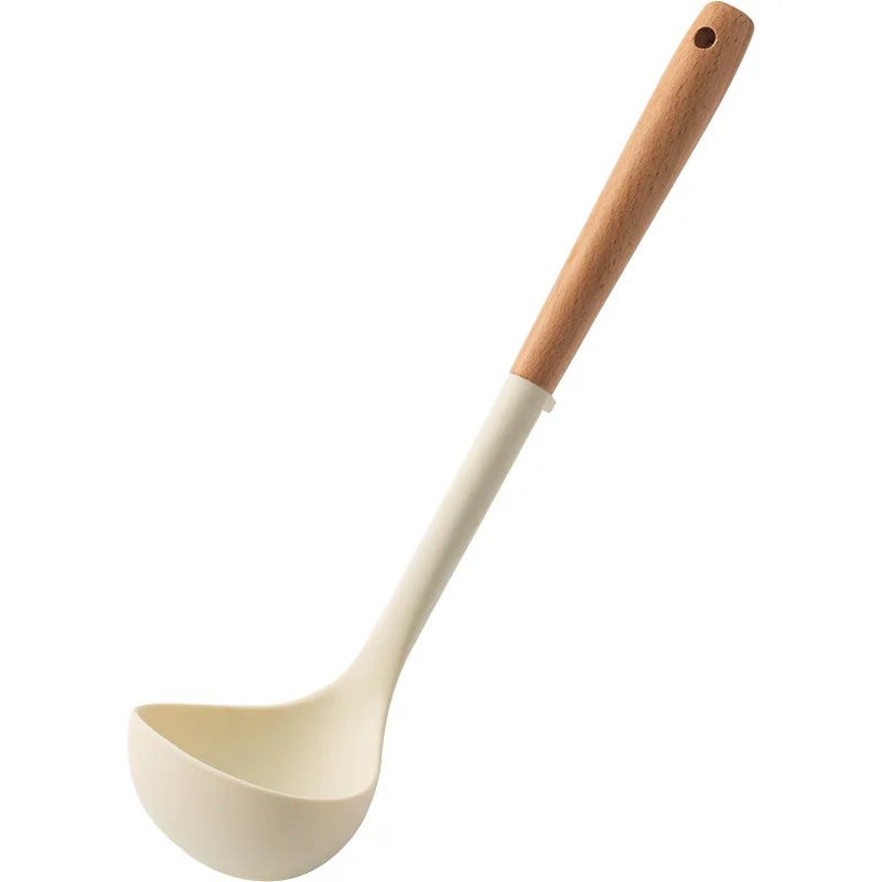 Wooden Handle Silicone Cooking Spatula