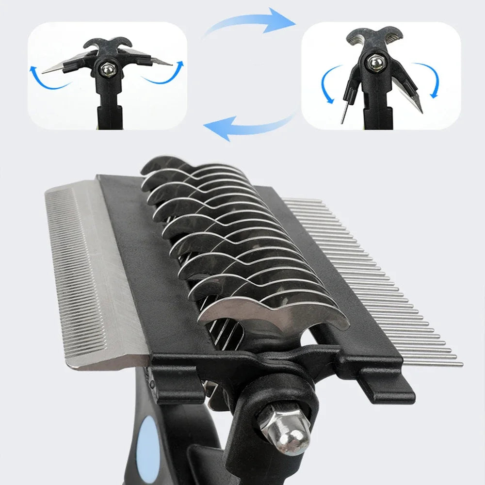 3-in-1 Pet Deshedding Brush