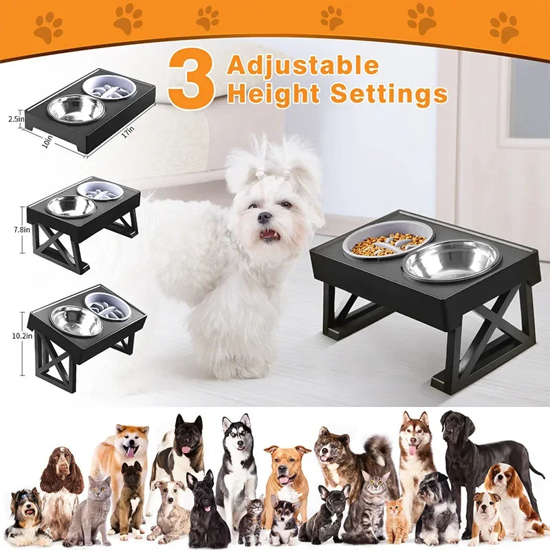 Adjustable Height – Customizable for pet comfort