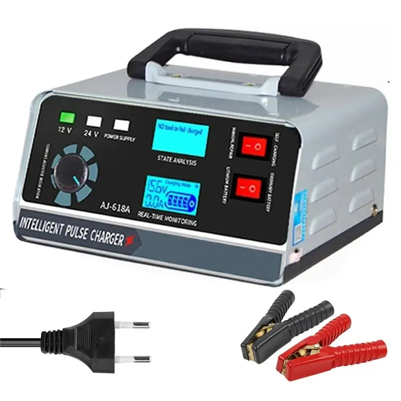 Trickle & Pulse Battery Charger for Car, SUV, Truck & Boat
