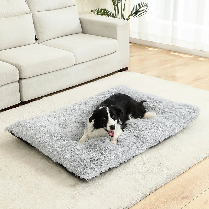 Soft Plush Dog & Cat Bed Basket