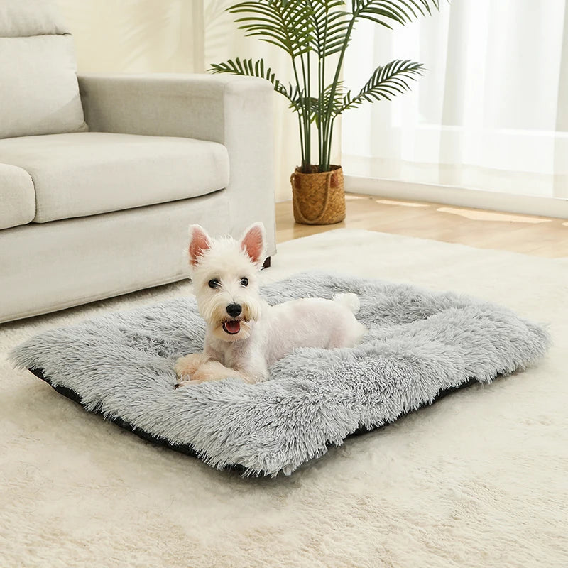 Soft Plush Dog & Cat Bed Basket