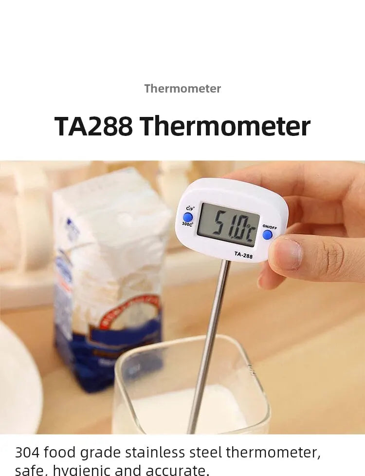Kitchen Thermometer – For Oil, Coffee, BBQ, Milk & Water