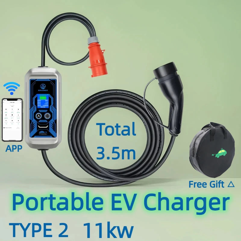Portable Type2 with 3.5m Cable & APP Control