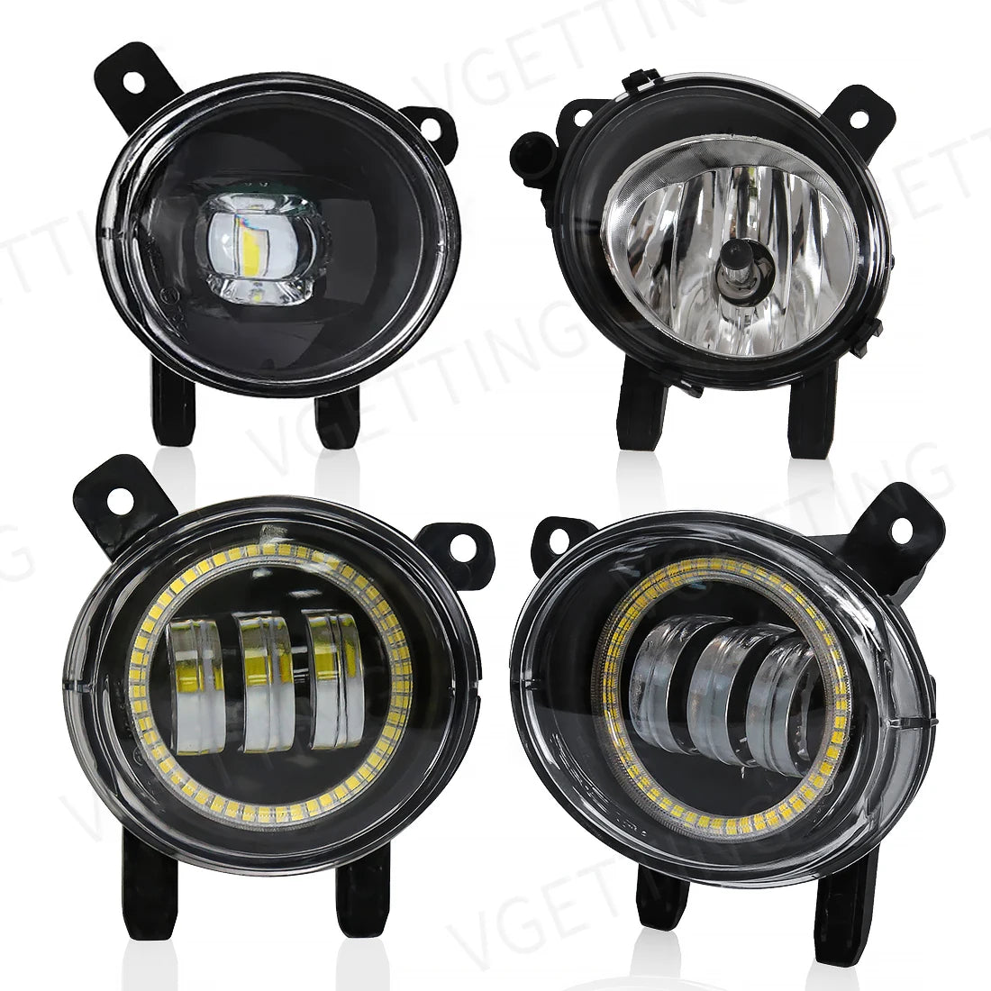2PCS LED Angel Eye Fog Lamps
