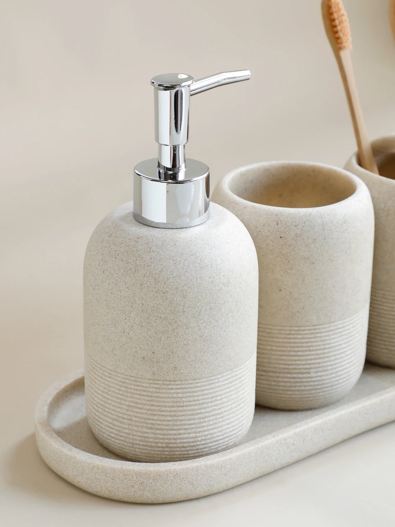 5PCS Bathroom Accessories Set – Lotion Dispenser