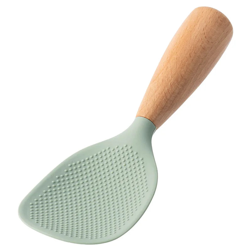 Wooden Handle Silicone Cooking Spatula
