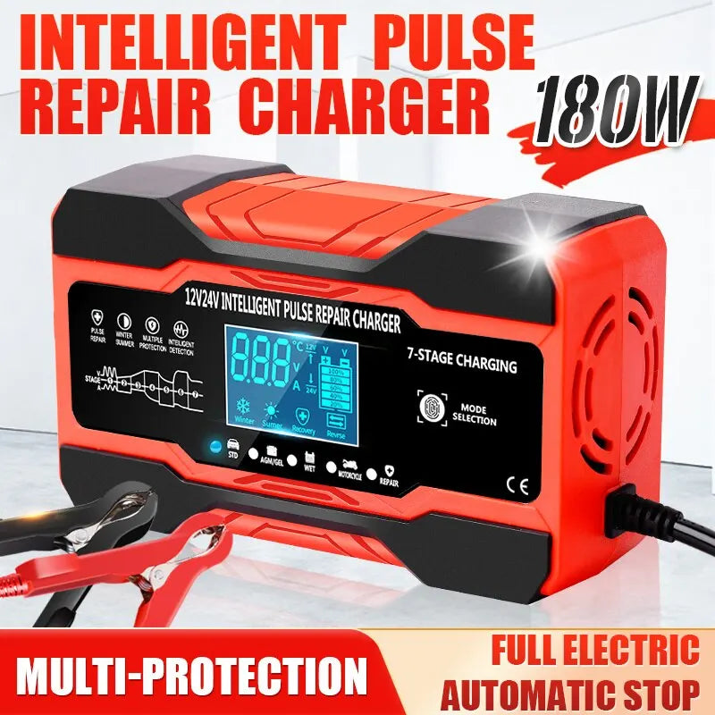 Digital Battery Charger with Pulse Repair