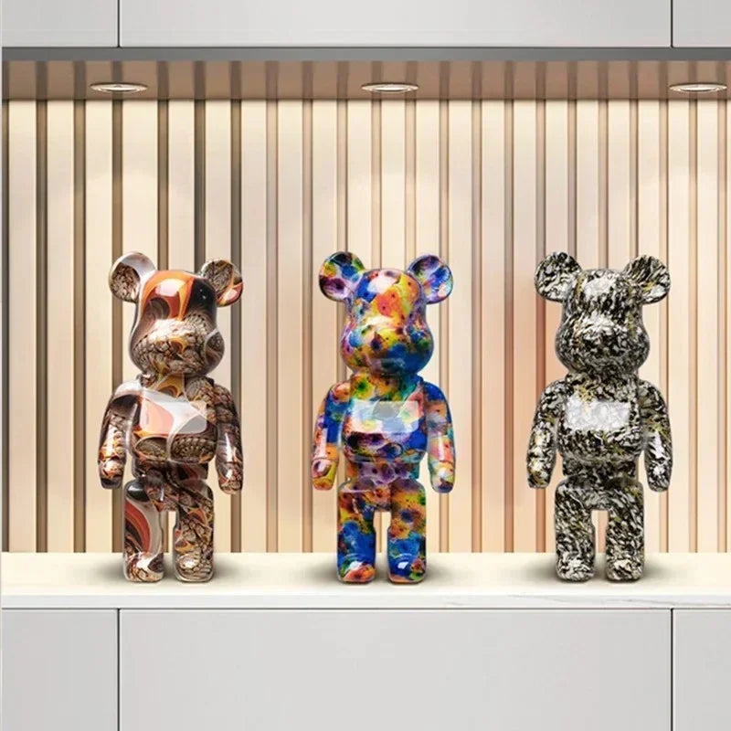 27cm Graffiti Bear Figurine